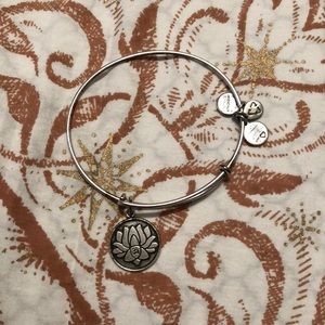 Alex and Ani lotus flower (silver)